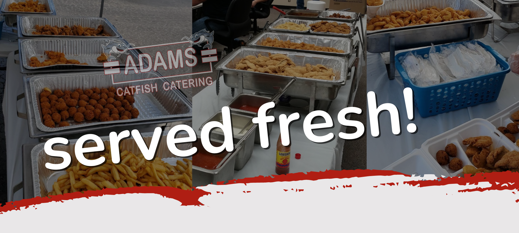 Catering Menu Adams Catfish Express & Catering in Little Rock