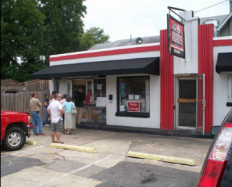 Our carry out location is located at 215 N. Cross Street in Little Rock.  We also have a covered patio with outside seating.